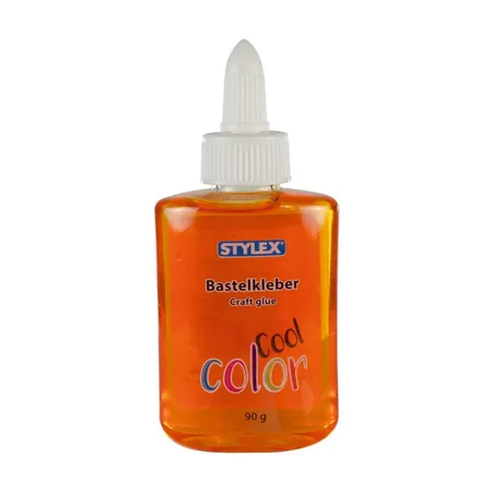 Stylex Bastelkleber Cool Color, 90g,orange