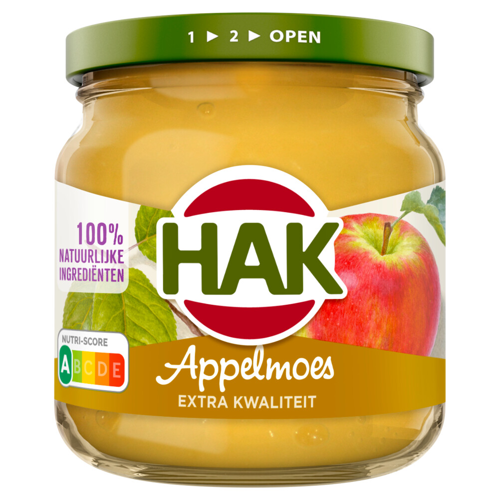 3x Hak Appelmoes Authentiek Hollands Recept Extra Kwaliteit200 gr
