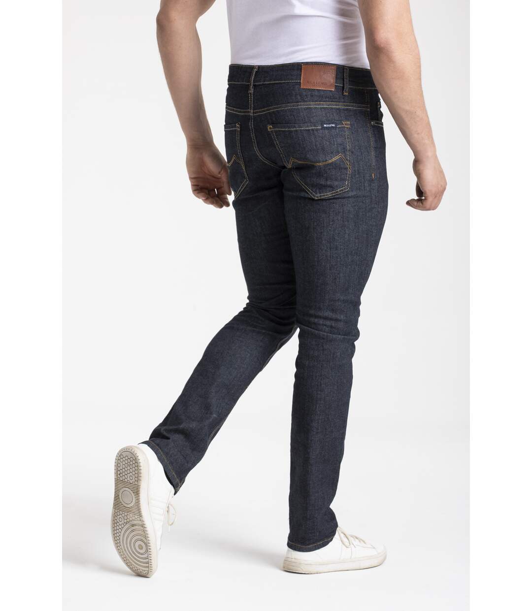 Jeans stretch Fibreflex® RL80 coupe droite ajustée brut BLEU