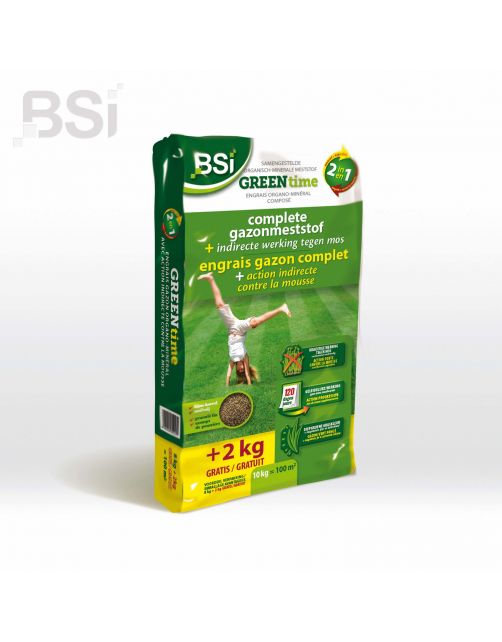 Bsi Top Gazon Green Time 2 In 1 - Gazonmeststoffen