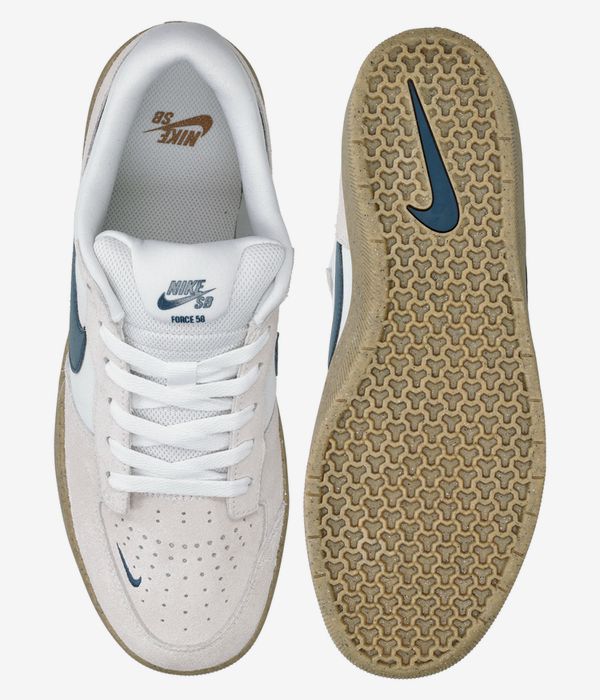 Nike SB Force 58 Schuh (white navy gum)