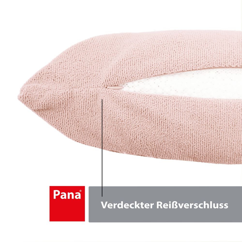 PANA® Badewannenkissen • Badekissen • Nackenkissen Badewanne • Badesofa Kissen • Badewannensofakissen • Polster Badewanne • ca. 20 x 40 cm • UNI + Embroidery BAD / WELLNESS • versch. Farben