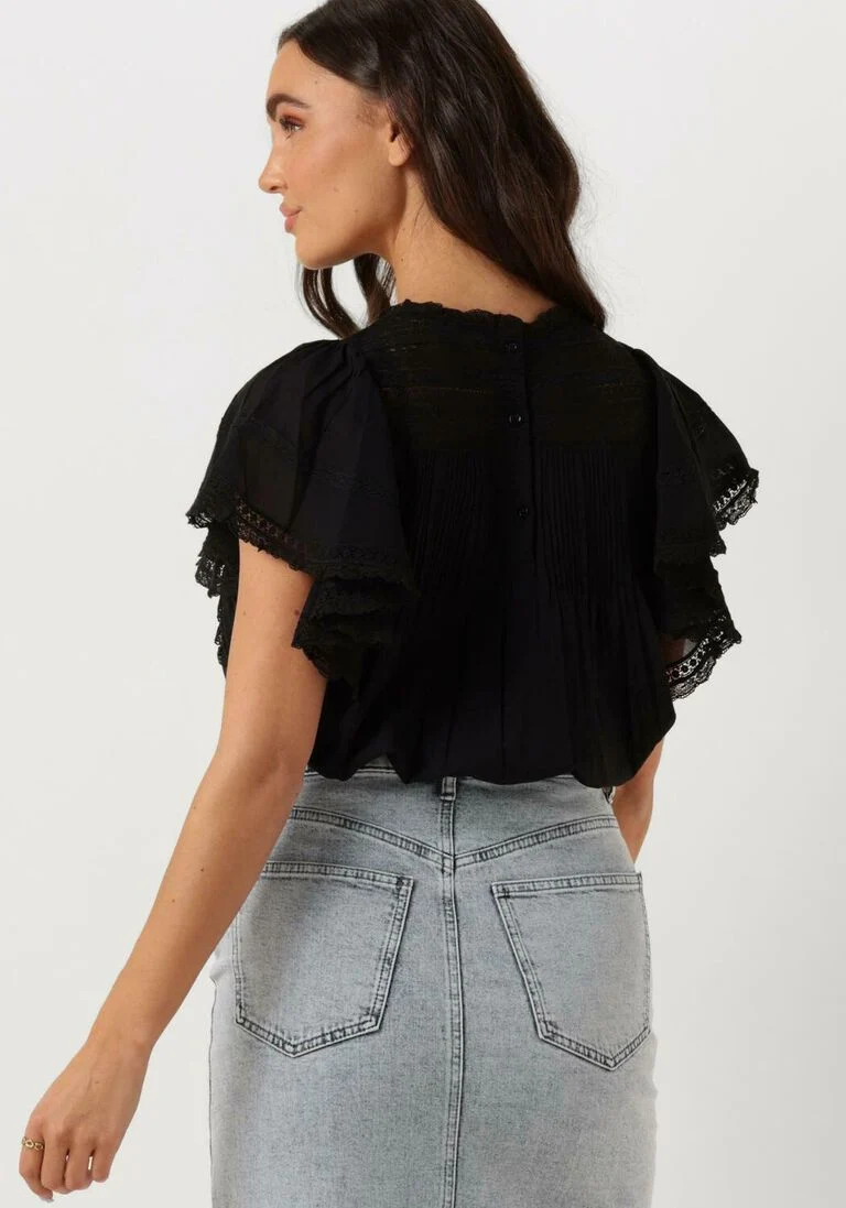 VANESSA BRUNO zwarte vanessa bruno blouse calisson