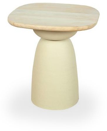 Bijzettafel Gebroken Wit Barza ⌀45  x H48 cm