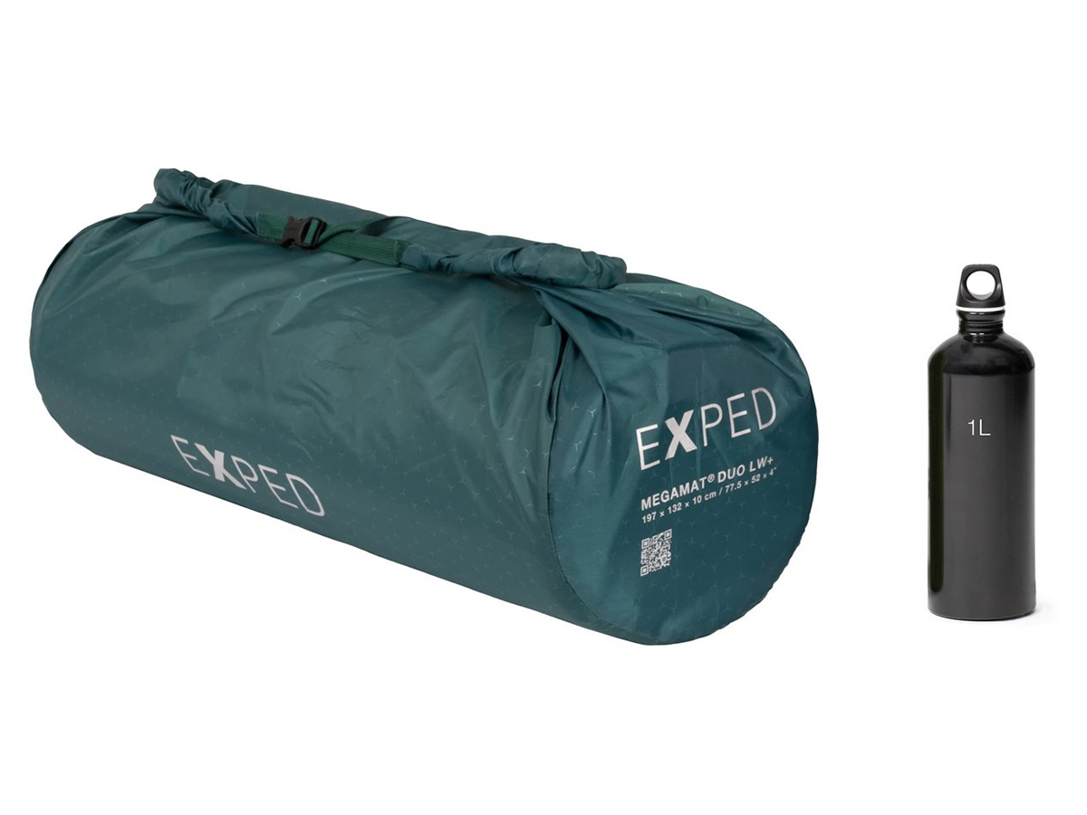 Exped MegaMat Duo LW+ self inflating slaapmat - Cypress Green