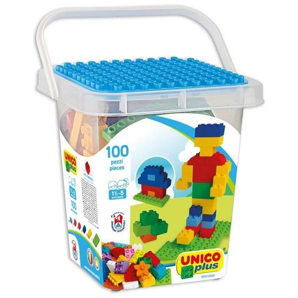 Unico Bausteine 100 Teile im Eimer 41009675