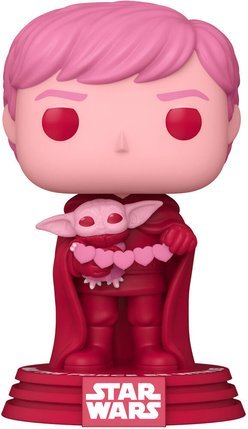 Figurine POP Bobble Luke Et Gogru Star Wars Saint Valentin