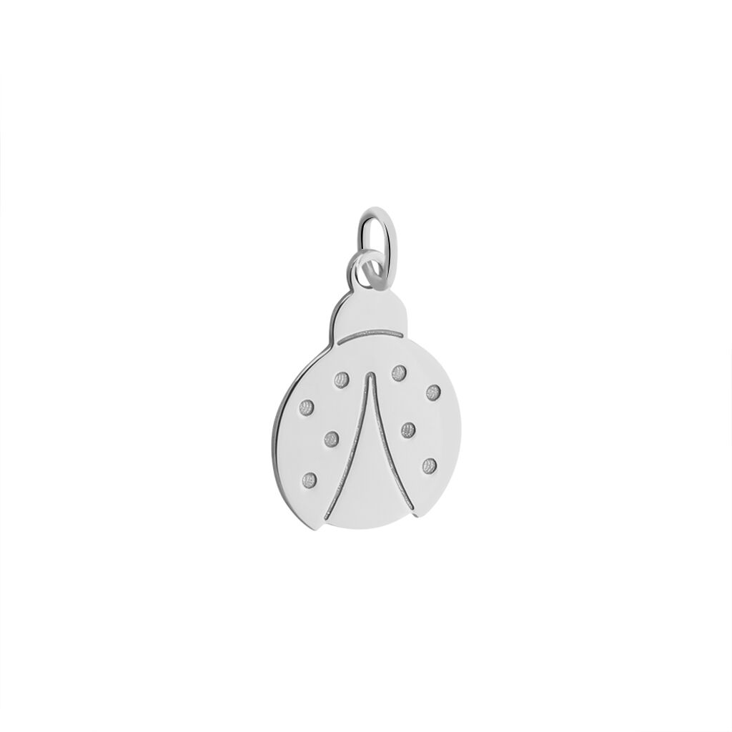 Pendentif Euzebie Argent Blanc