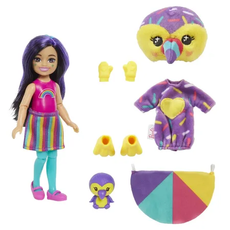 Barbie Cutie Reveal Chelsea Dschungel Serie - Tukan