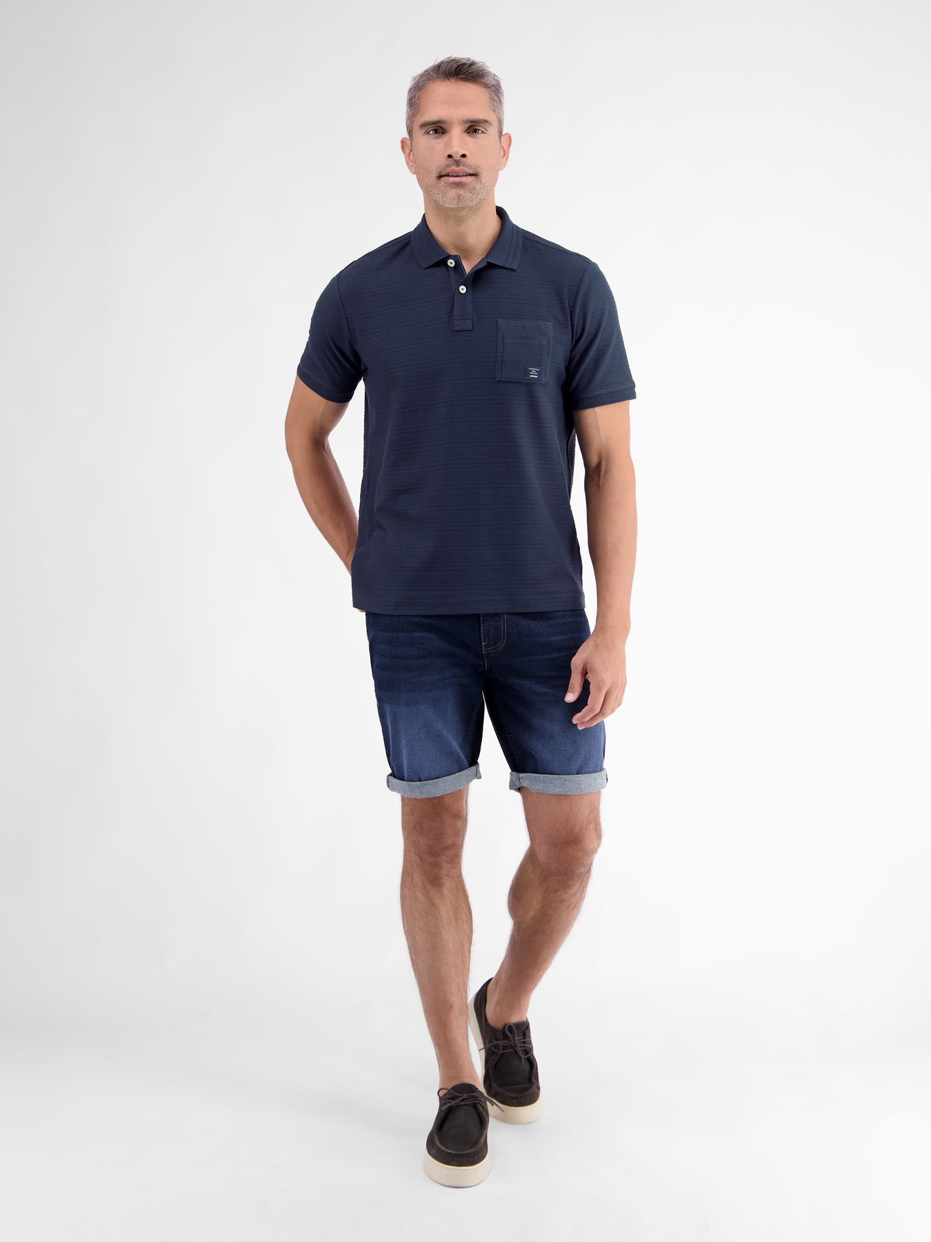 Herren Poloshirt mit aufgesetzter Brusttasche