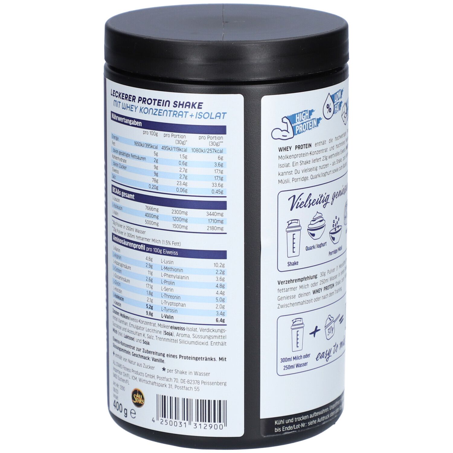 All Stars® ALL STARS WHEY PROTEIN Milky Vanilla