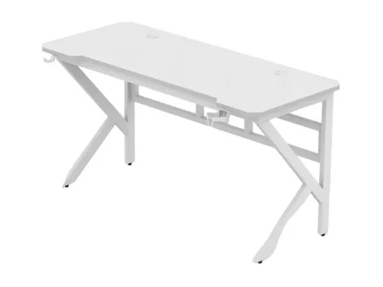 Bureau gamer ergonomique 160x60 porte casque et boisson PIUSL