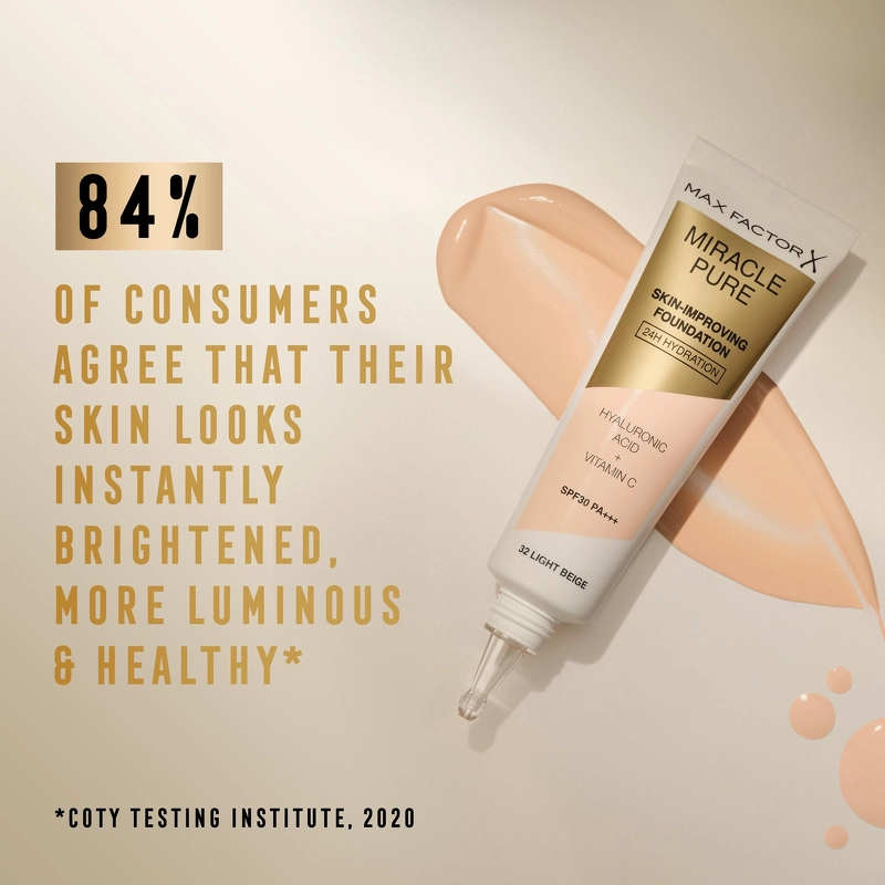 Max Factor Miracle Pure Skin-Improving Foundation 30 ml - 55 Beige