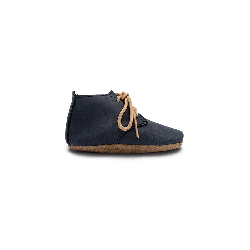 Bobux Bobux chaussons lacets marine