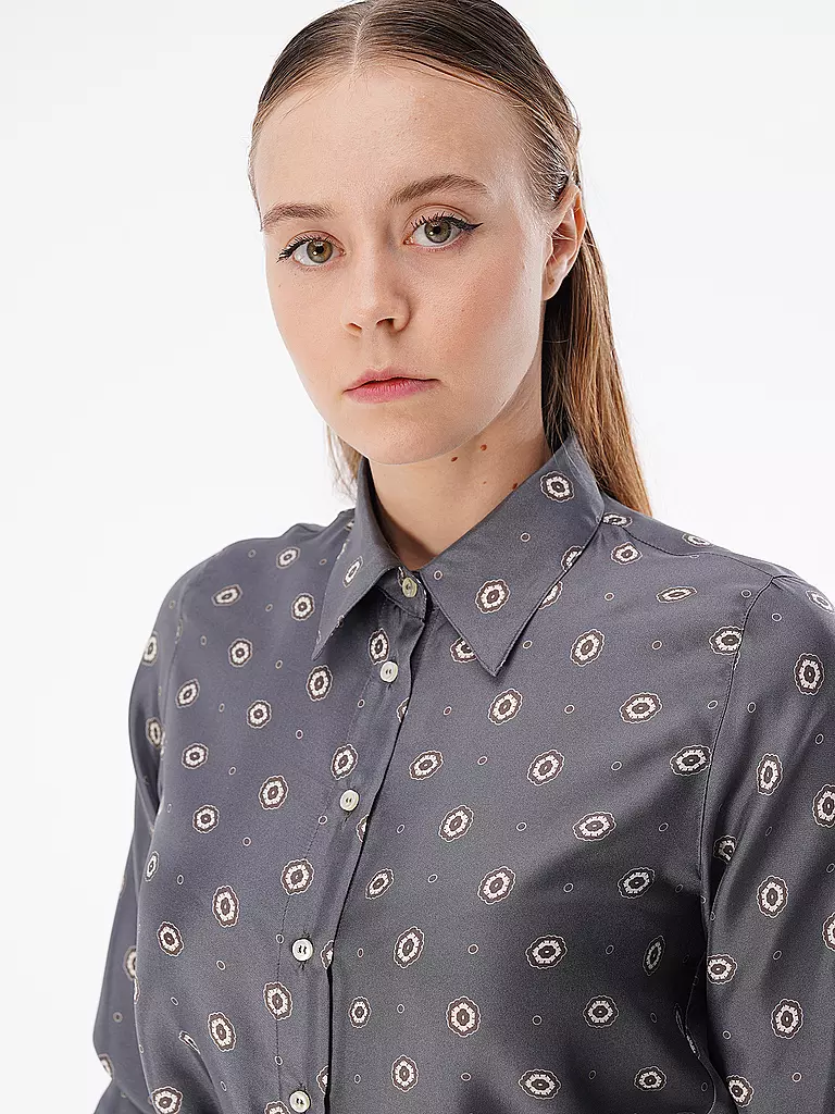 OFFICINE GENERALE Seidenbluse CARINA grau