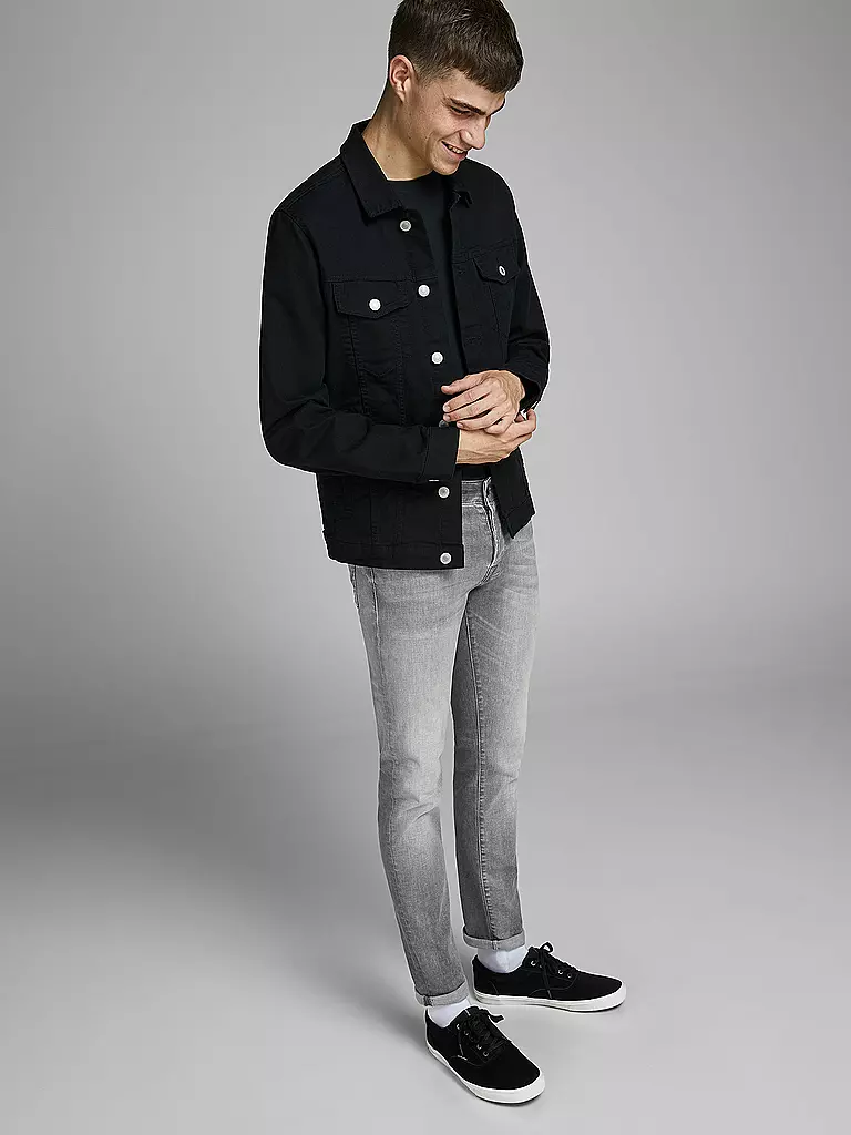 JACK & JONES Jeans Slim Fit JJIGLENN JJICON  grau