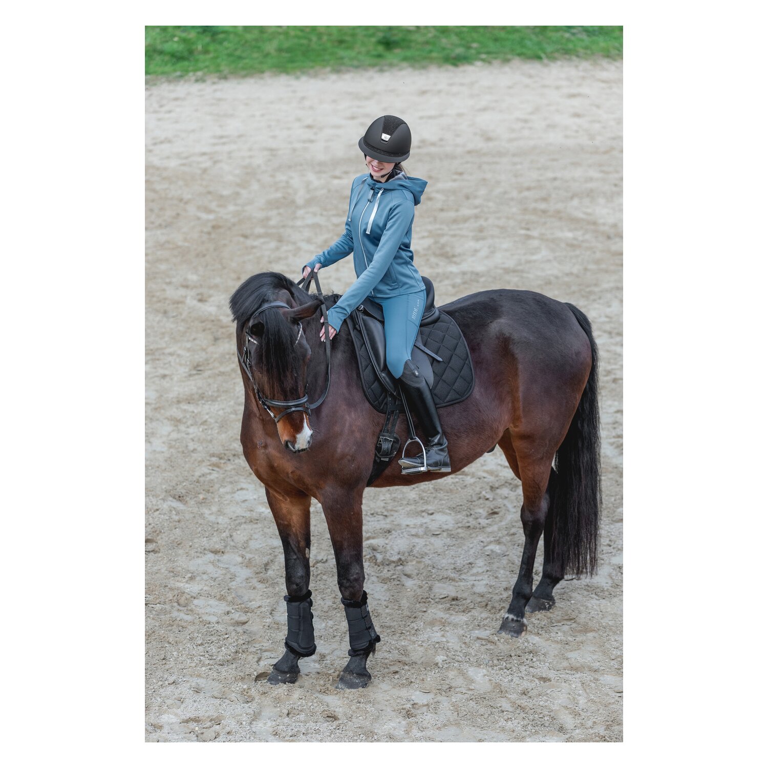 RIDE now Funktions-Fleecejacke - sky blue