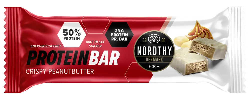 NORDTHY Proteinbar 45g - Crispy Peanutbutter