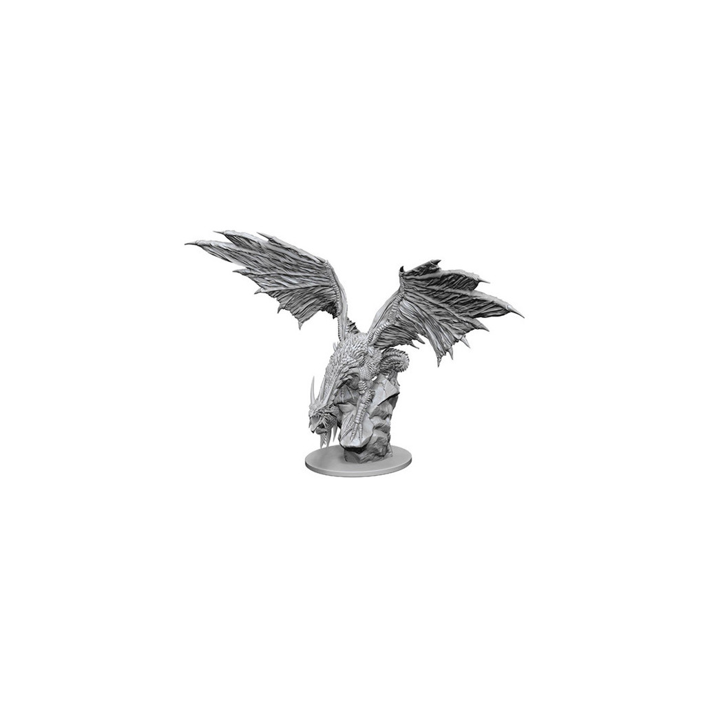 Pathfinder Deep Cuts Unpainted Miniatures: Silver Dragon