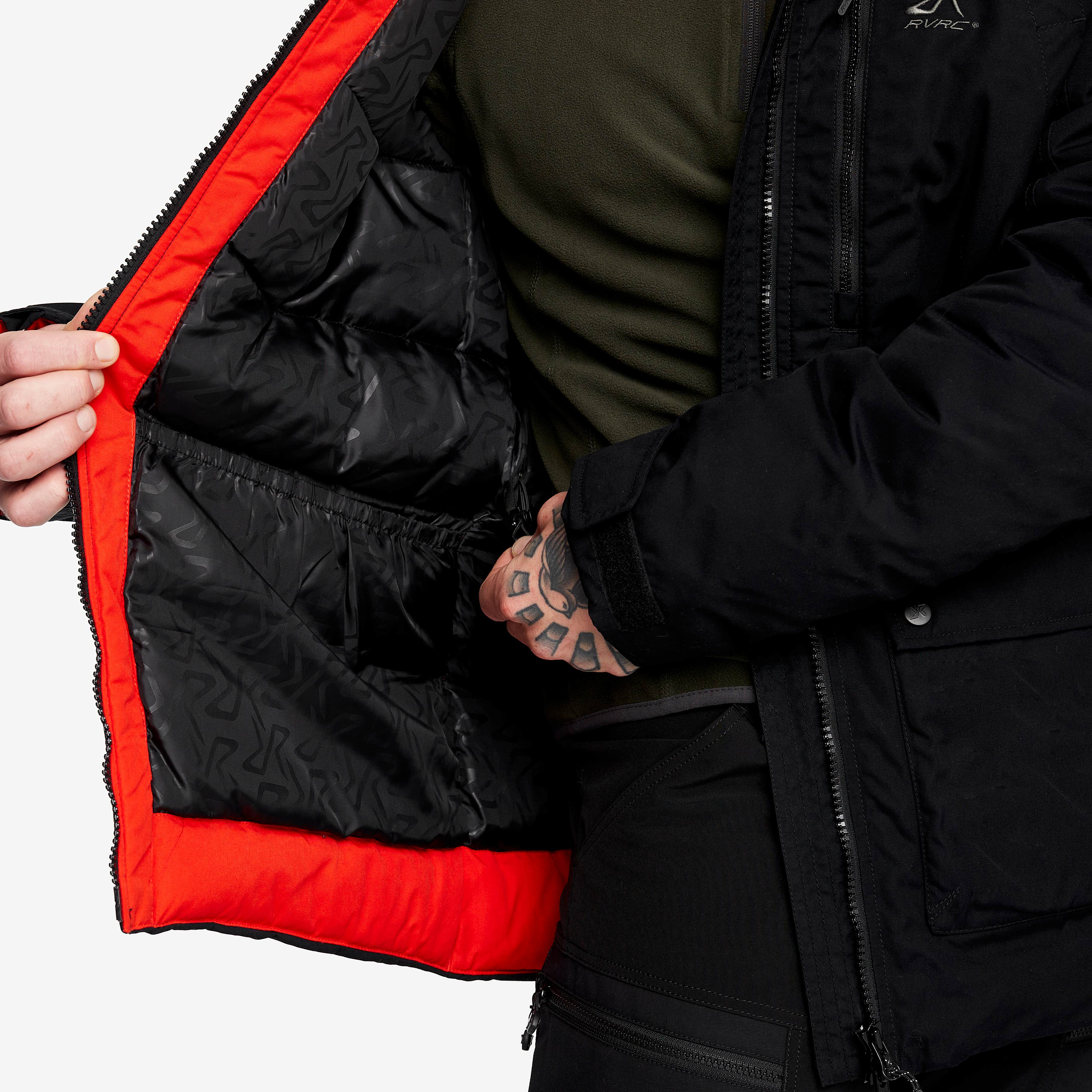 Outdoor Parka Herre Black