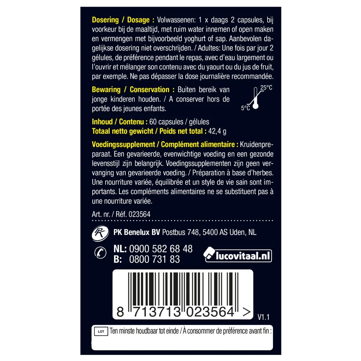 Spijsvertering 60 capsules