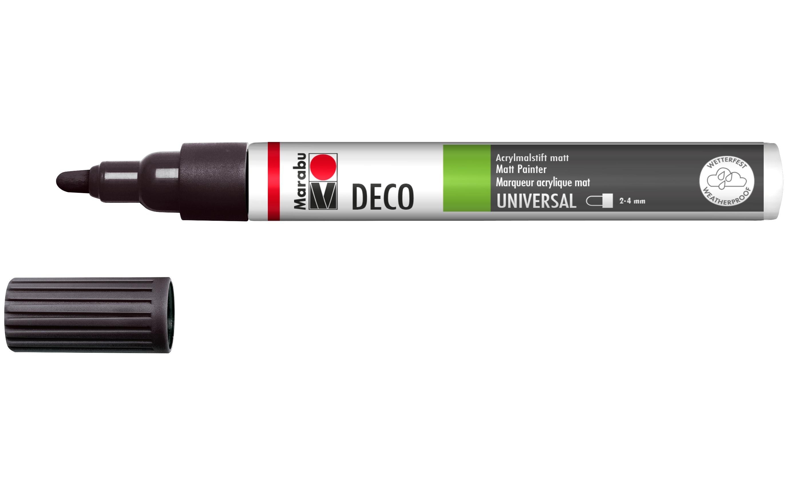 Acrylmarker Deco Painter 2 - 4 mm, SchwarzMarker auf Wasserbasis
