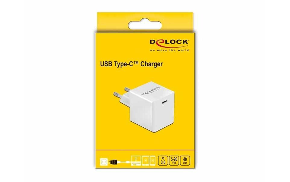 USB-Wandladegerät 41446 USB-C PD 3.0, 40 WLadeadapter mit USB-C Power Delivery Anschluss