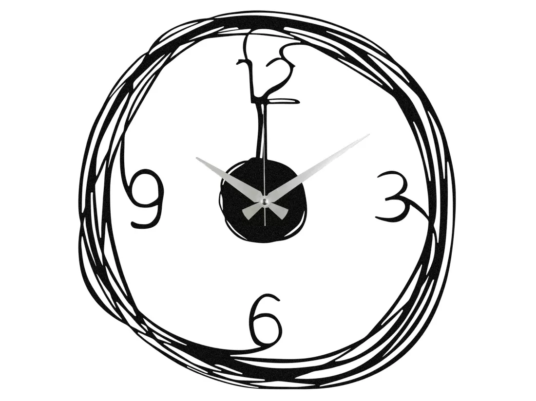 Horloge décorative murale METAL simple