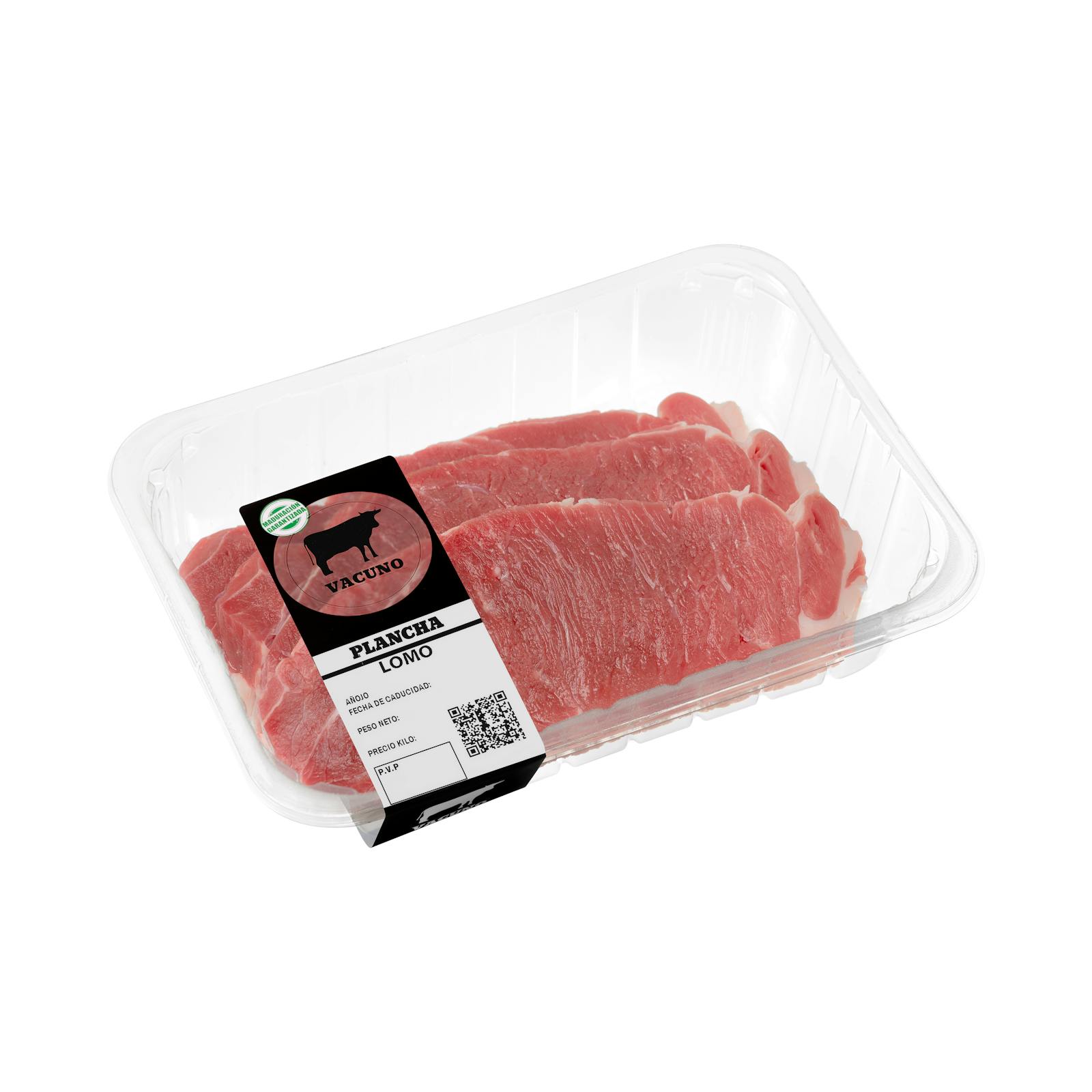 Steaks de longe de bœuf d'un an à griller