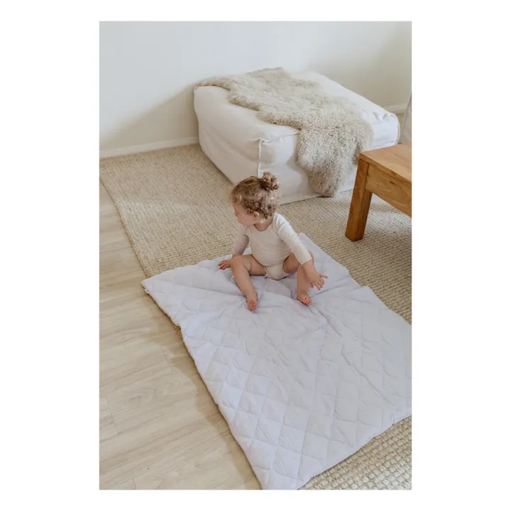 Soft Spot Couverture matelassée en coton bio 90x110 cm | Lavande