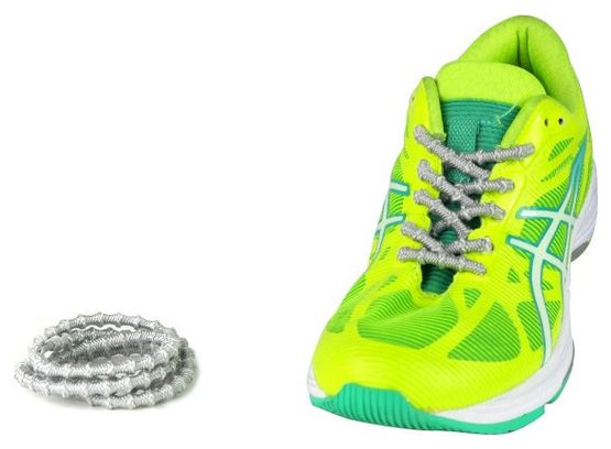 Lacets Running Xtenex Original 75 cm Argent