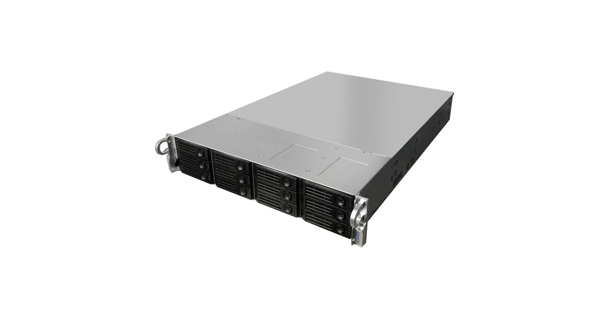 AsustorXPANSTOR 12 (AX7012R) nas  (Zwart/metaal)
