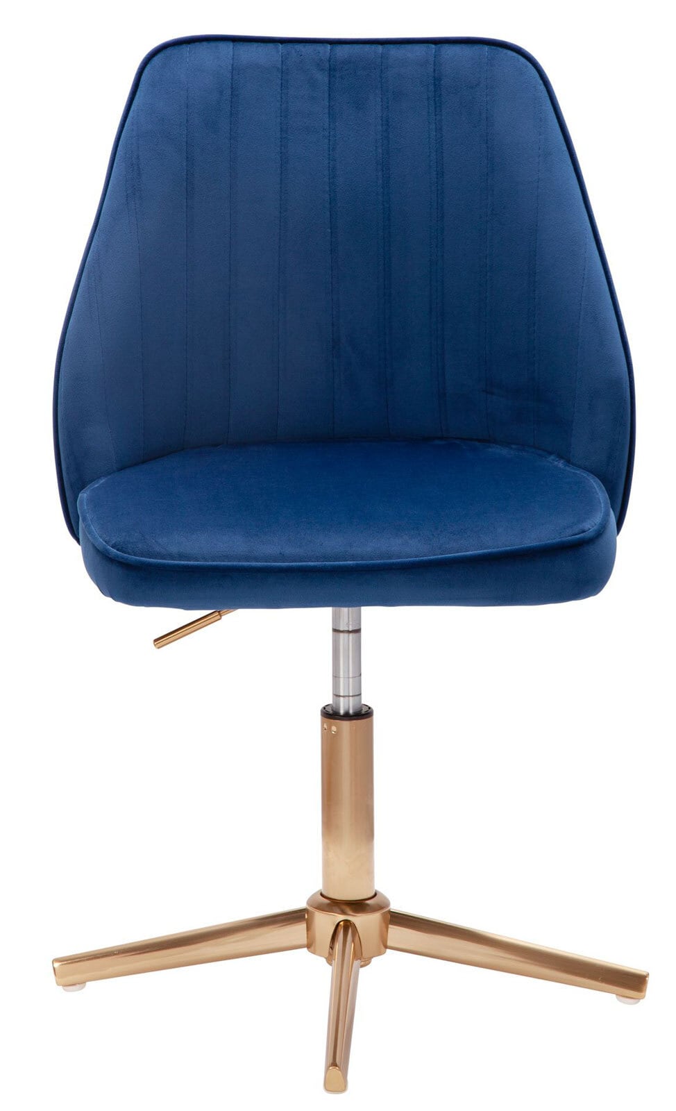 Drehstuhl Farsund blau/gold
