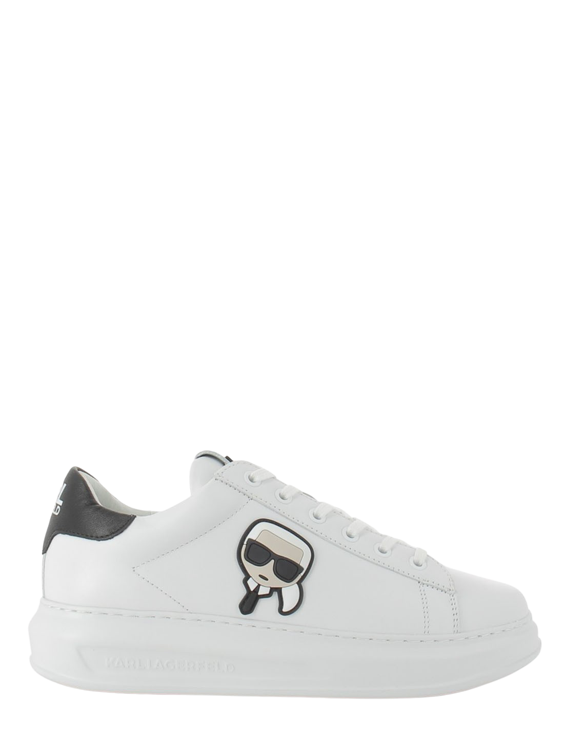 karl lagerfeld baskets de ville homme kapri mens karl ikonic 3d lace cuir blanc