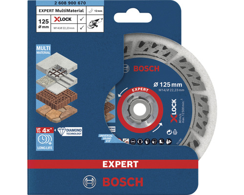 Bosch Professional TS Multi diamantdoorslijpschijf Ø 125x22 mm, X-LOCK opname