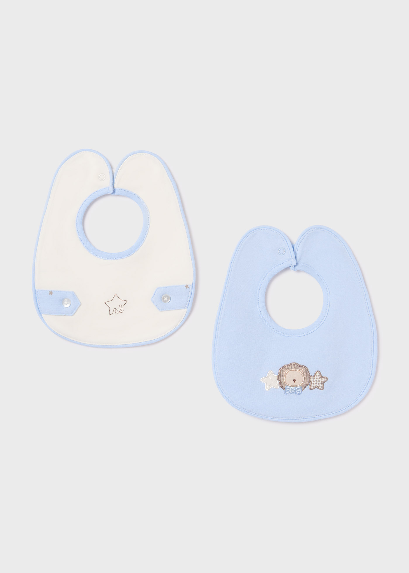 Conjunto de 2 babadores Better Cotton para bebês