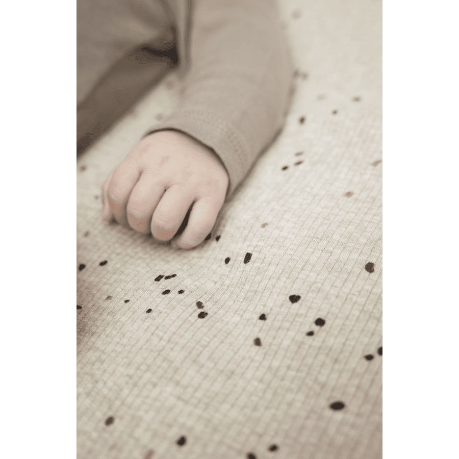 MEYCO Laufgittereinlage Rib Mini Spot - Sand Melange - 80 x 100 cm