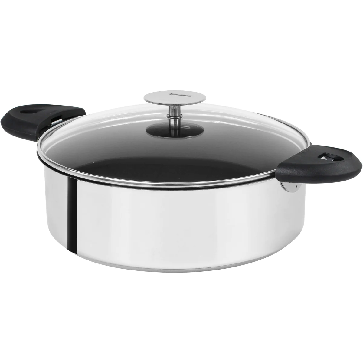 Sauteuse inox - anti-adhésif Exceliss+ Mutine amovible 22cm Cristel