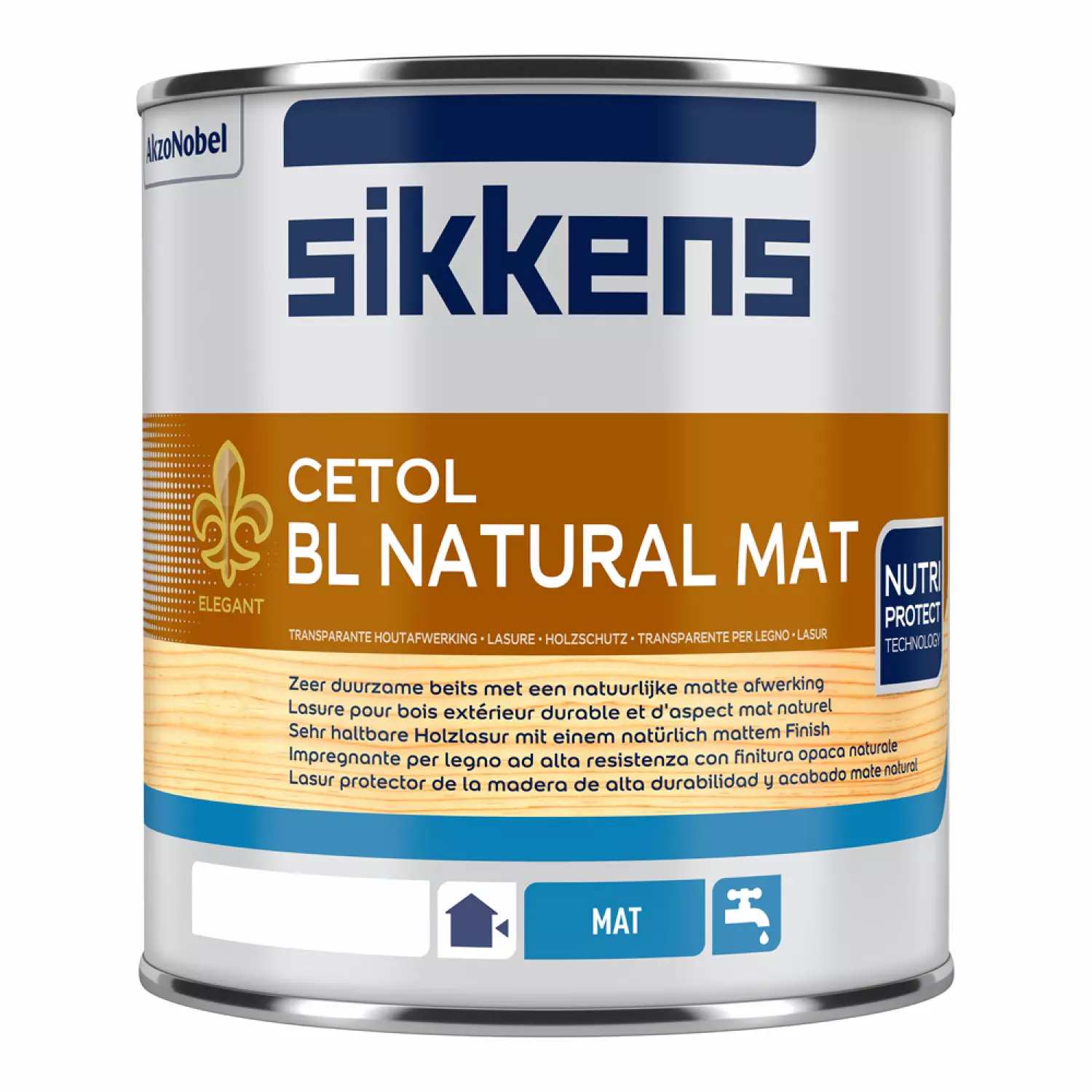Sikkens Cetol BL Natural Mat - op kleur gemengd - 1L