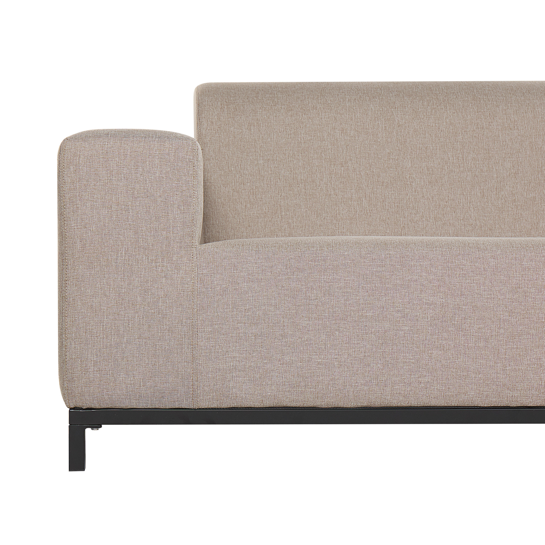 Beliani - ROVIGO  - Tuinbank - Zandbeige - Polyester