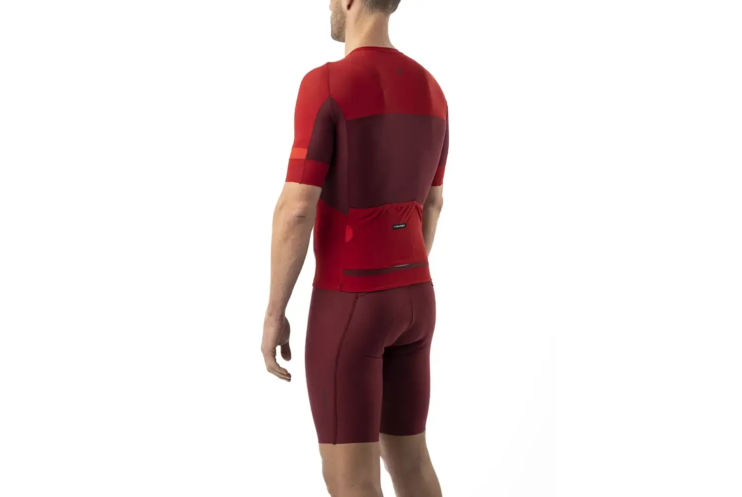 Etxeondo Mendi Fietsshirt Korte Mouwen Kastanjebruin/Rood Heren