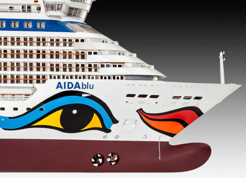 REVELL 05230   Modellbausatz Cruiser Ship AIDAblu, AIDAsol, AIDAmar, AIDAstella 1:400, ab 12 Jahre