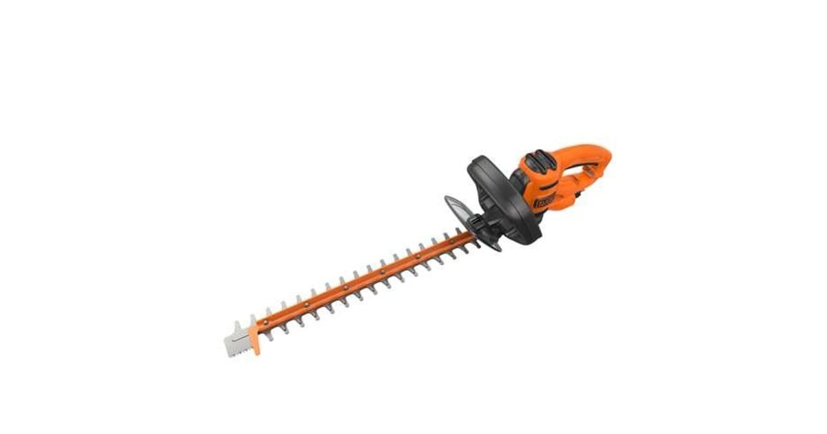 BLACK+DECKERHeggenschaar BEHTS301   (Oranje/zwart, Met extra zaagblad voor verhoogde snoeicapaciteit)