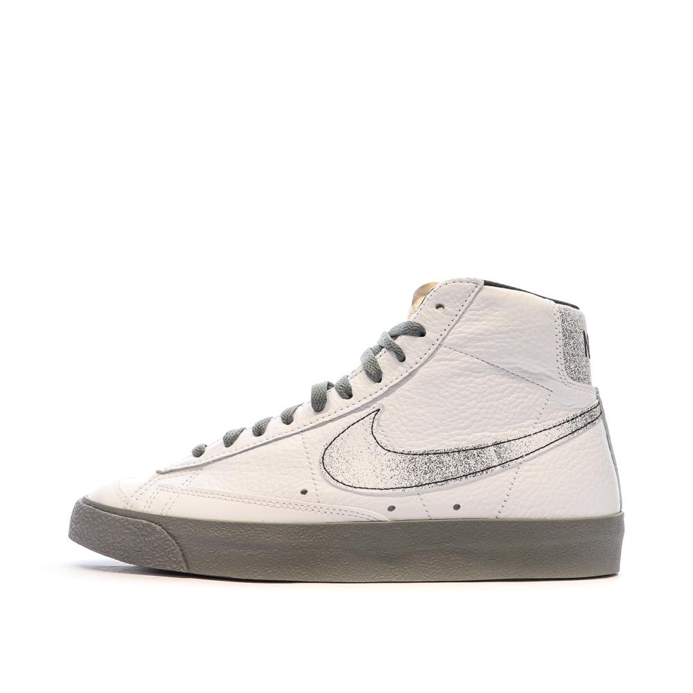 Nike Baskets Blanche/Gris Homme Nike Blazer Mid 77