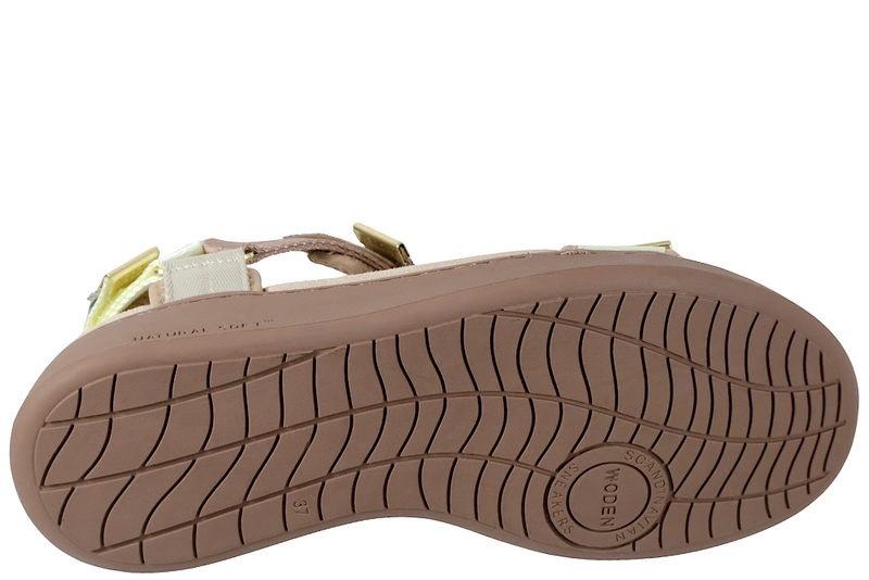 WODEN LINE SANDAL I MULTIFARVET TEKSTIL