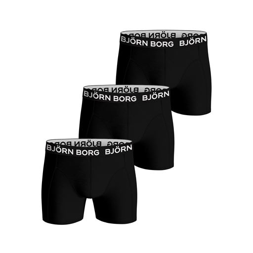 Björn Borg Bamboo Cotton Blend 3-pak Boxershorts, Sort, M