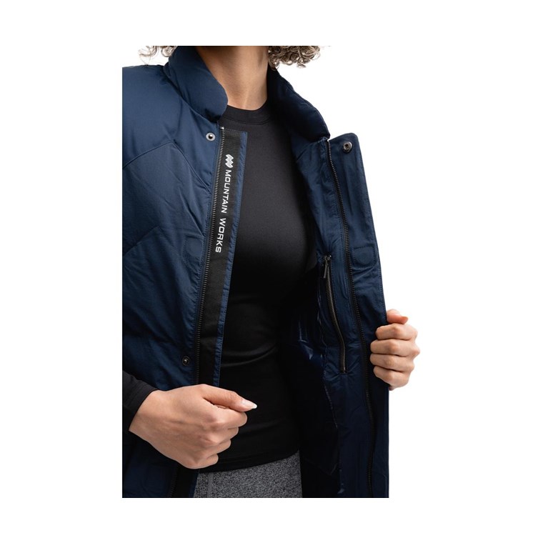 Mountain Works Utility Thermal Vest Dress Blue