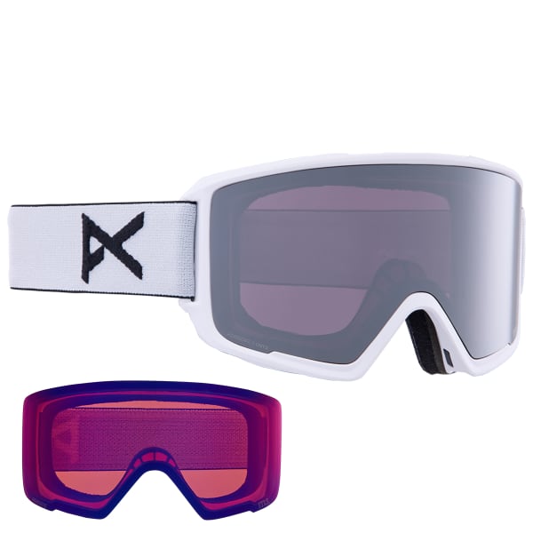 Masque de ski ANON M3 MFI W/SPR WHITE/PRCV SUN ONYX