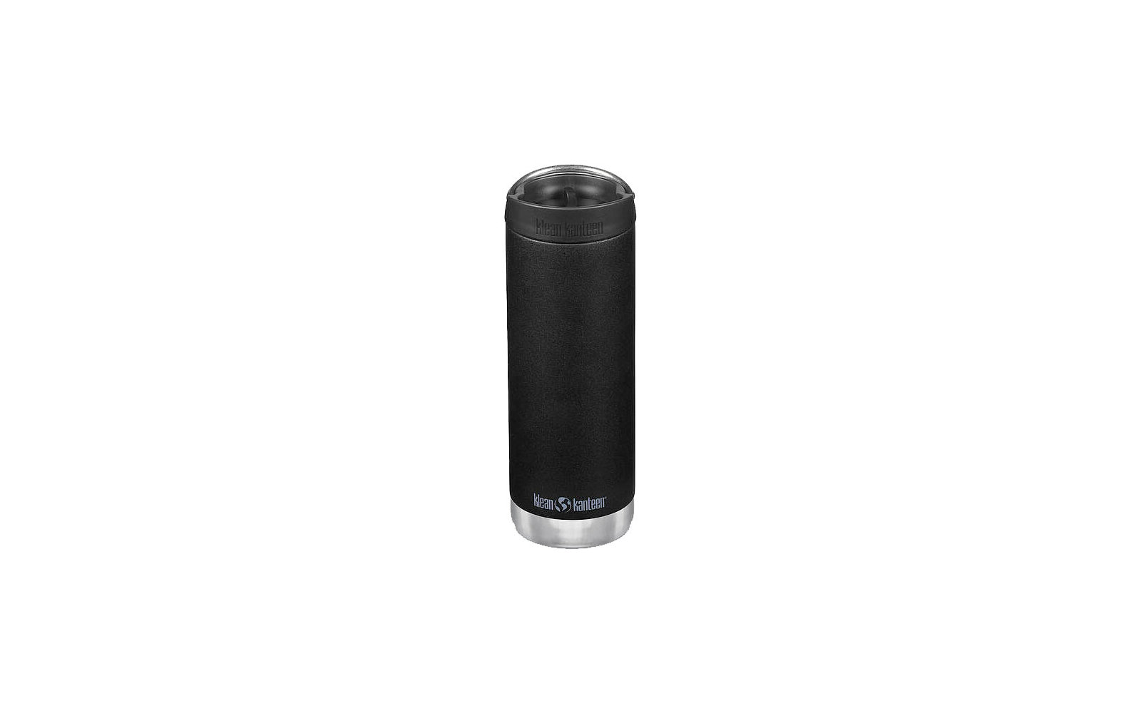 Klean Kanteen TKWide Edelstahl Thermoflasche 355 ml Schwarz