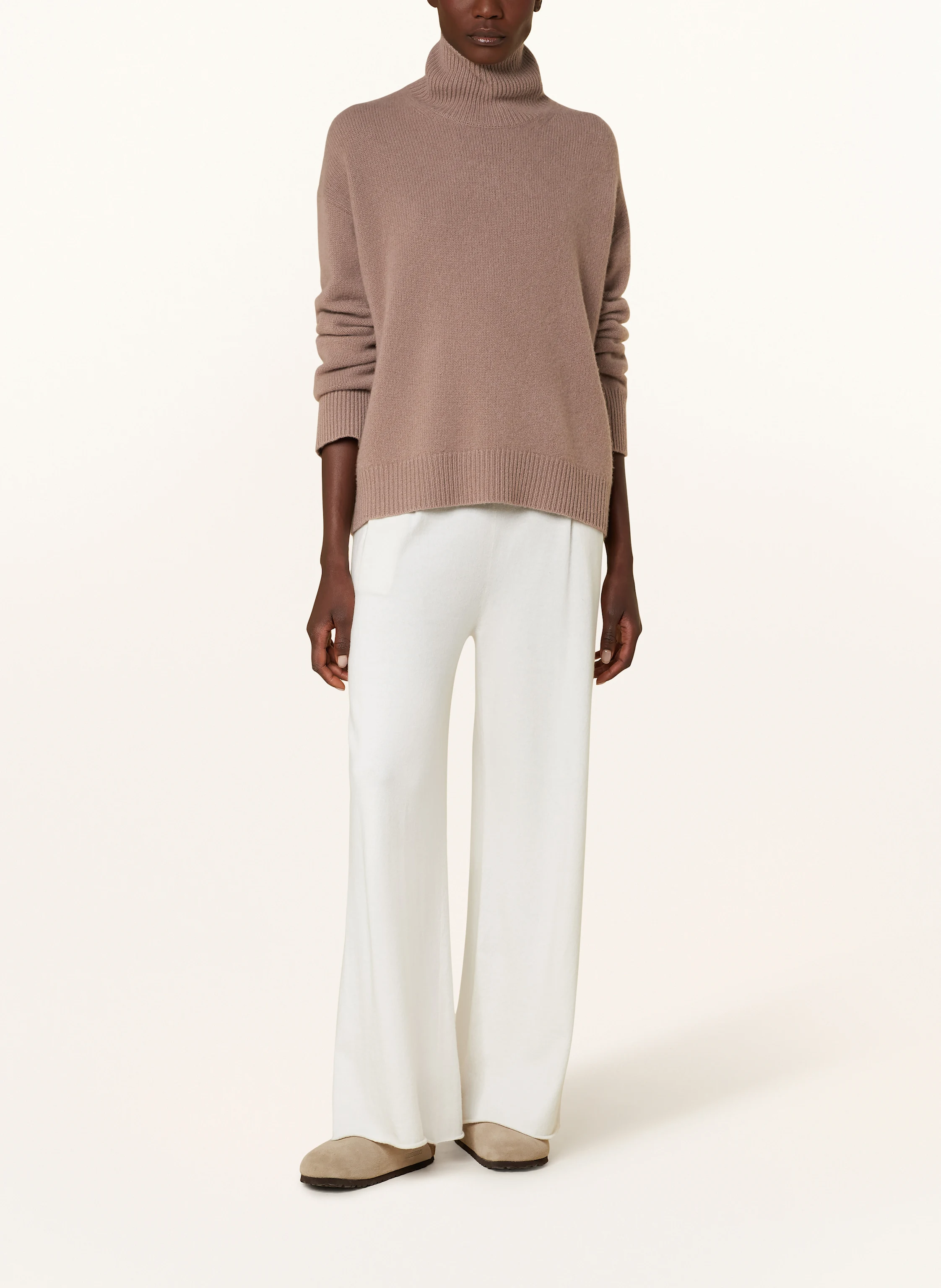SMINFINITY Oversized-Rollkragenpullover aus Cashmere